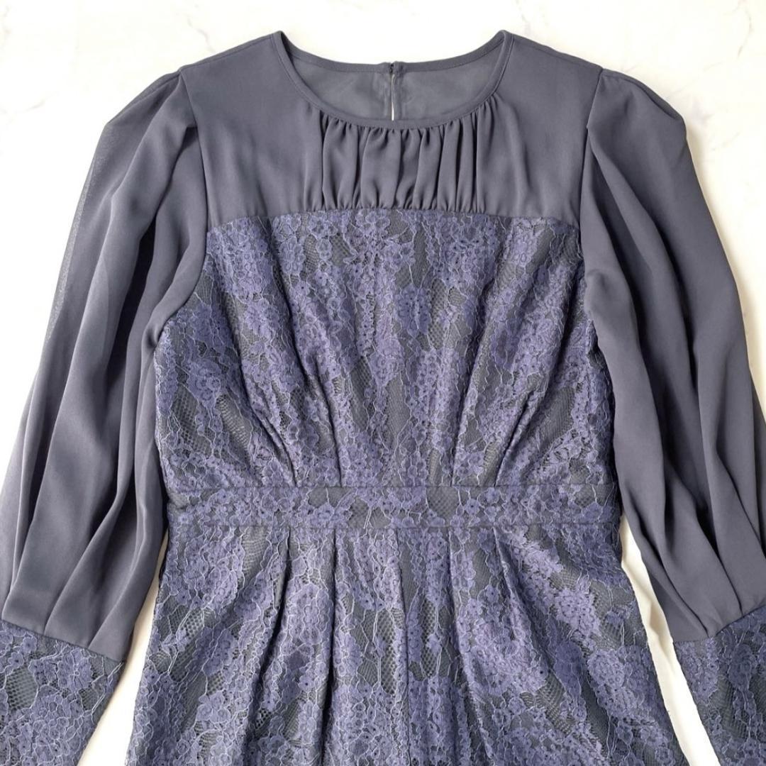 【新品】LERURE リルアー オールインワン パンツドレス ネイビー M