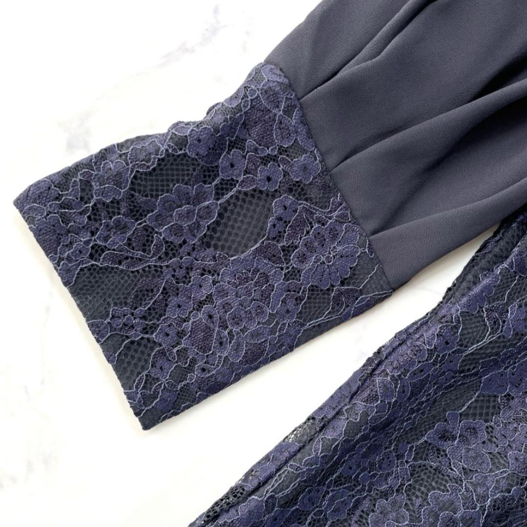 【新品】LERURE リルアー オールインワン パンツドレス ネイビー M