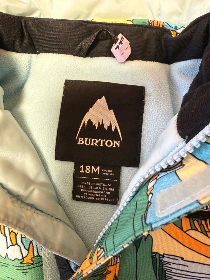 Burton スノーウェア　つなぎ　18M 85㎝　90㎝