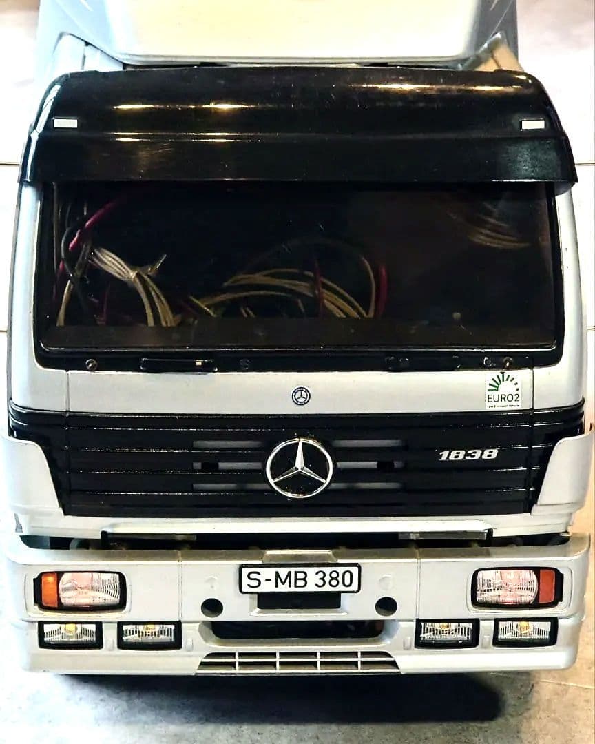 1/14 タミヤ メルセデスベンツ 1838LS ライト点灯 動作確認済み