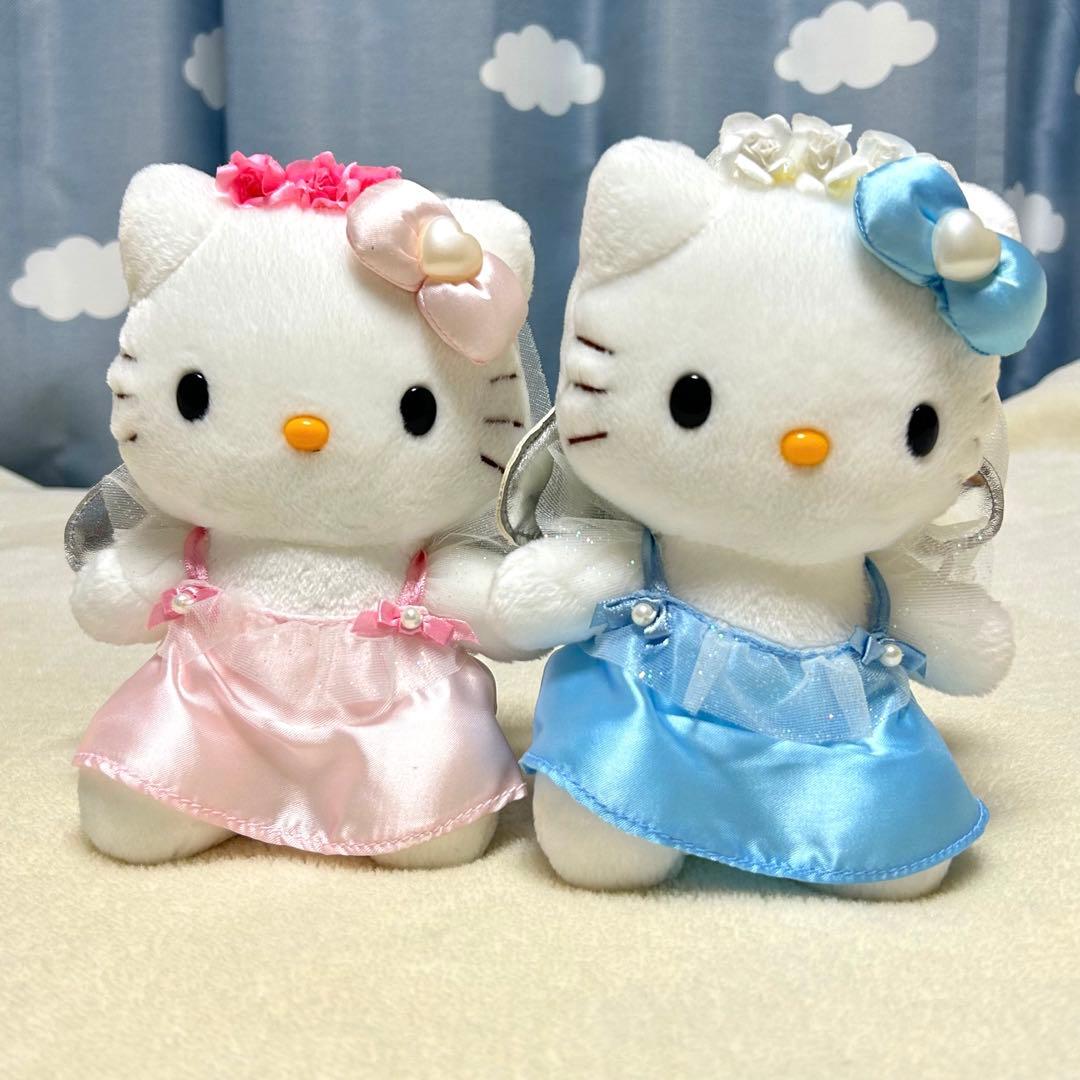 ハローキティ キティ　エンジェルキティ 天使　ぬいぐるみ　非売品　景品　サンリオ