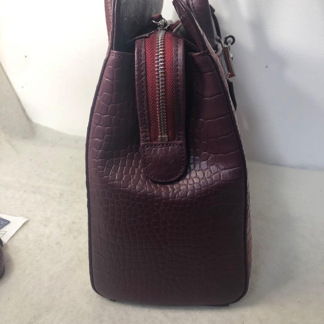 美品　RODANIA クロコダイル　2way ショルダーバッグ　ギャランティ