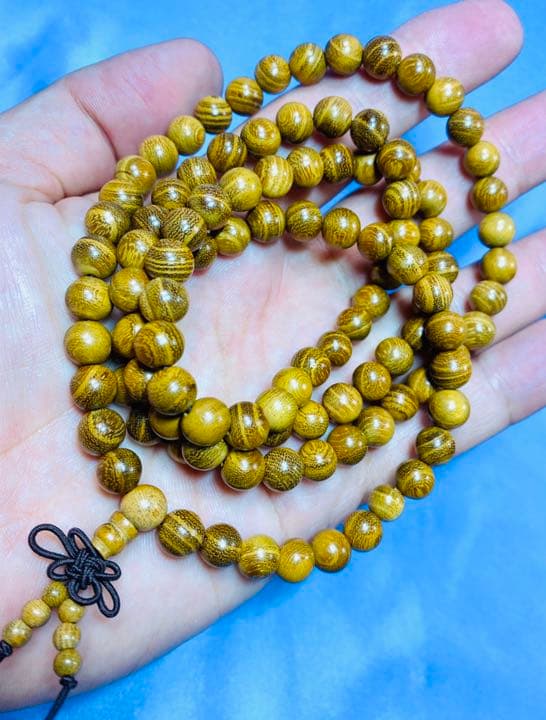 ゆう（希少木 金絹楠百八念珠