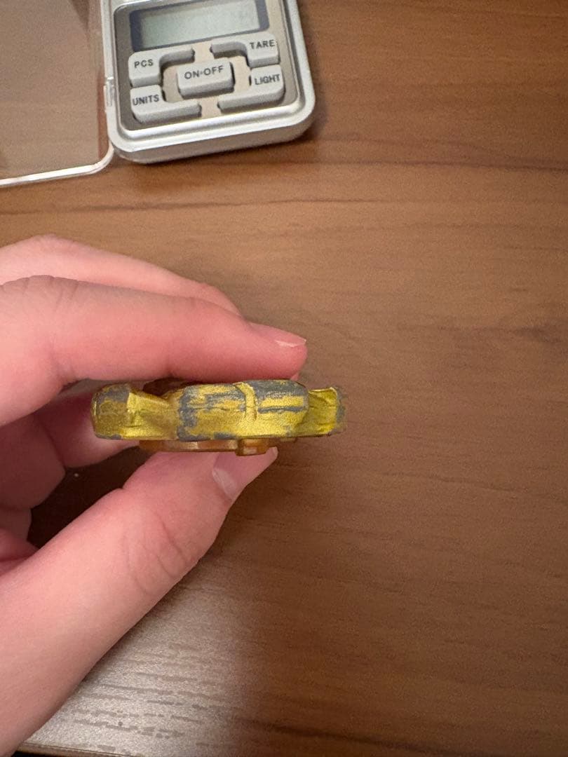 ベイブレードX ウィザードロッドメタルコートゴールド　高重量