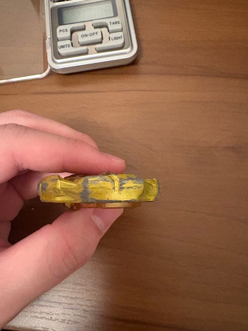 ベイブレードX ウィザードロッドメタルコートゴールド　高重量