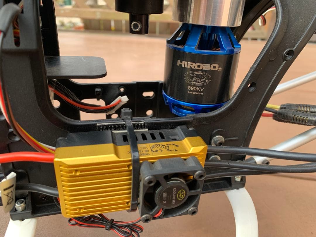 ヒロボー製　シャトル　電動コンバージョンFutaba T12K