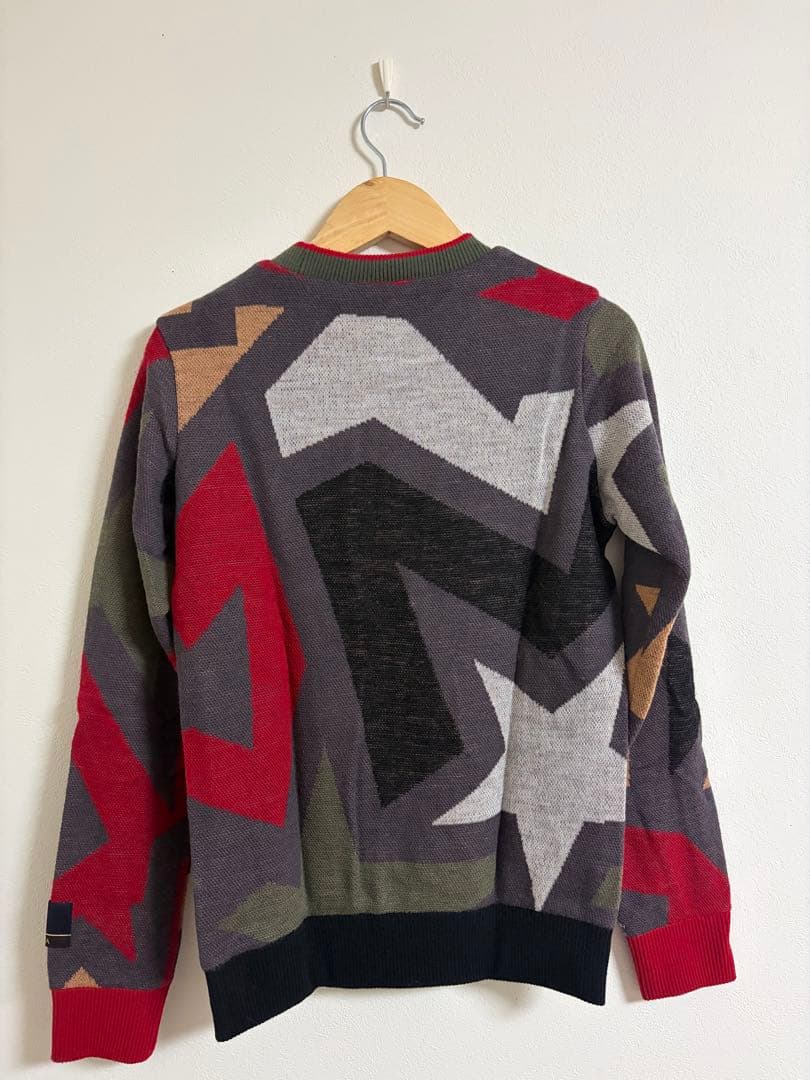 MARK & LONA カモフラージュニットセーター