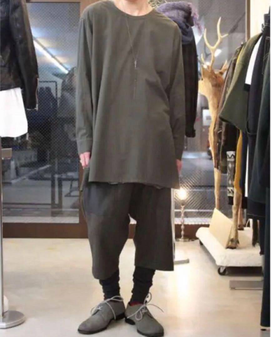 wizzard　レイヤード パンツ　チャコールグレー