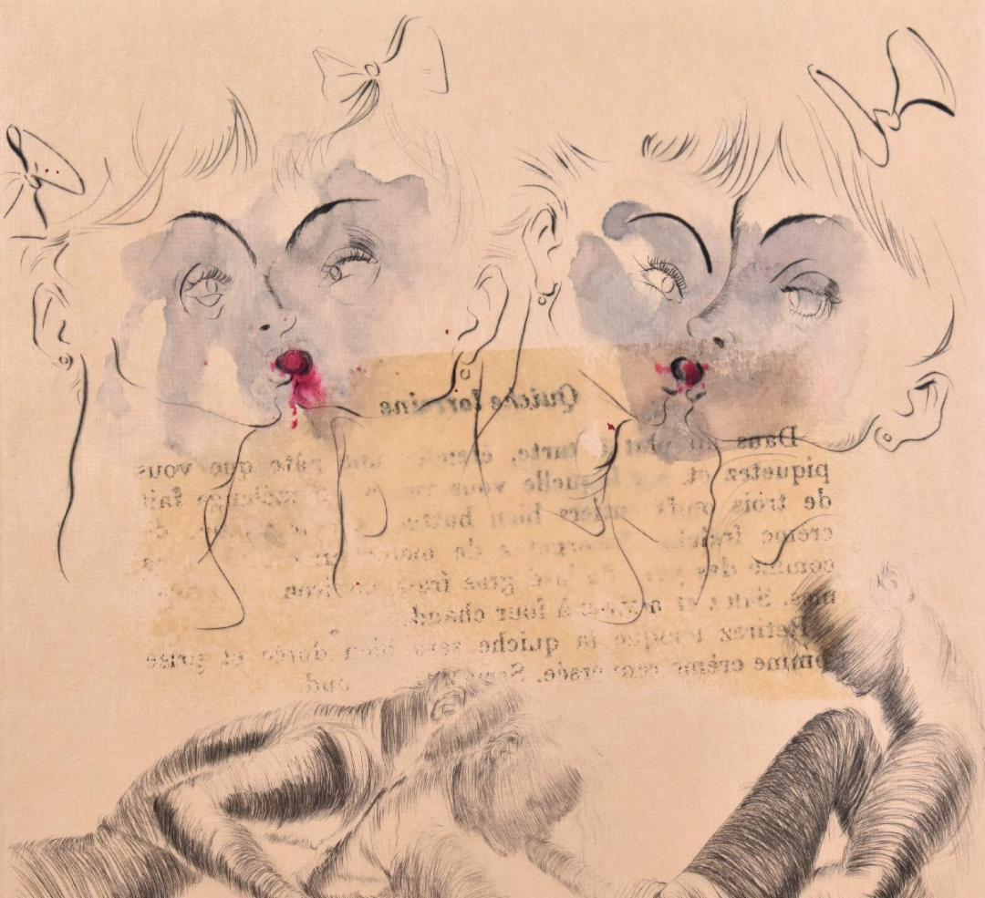 ★処分価格★【真作】★金子國義 / 銅版画・手彩色 / 金子国義★