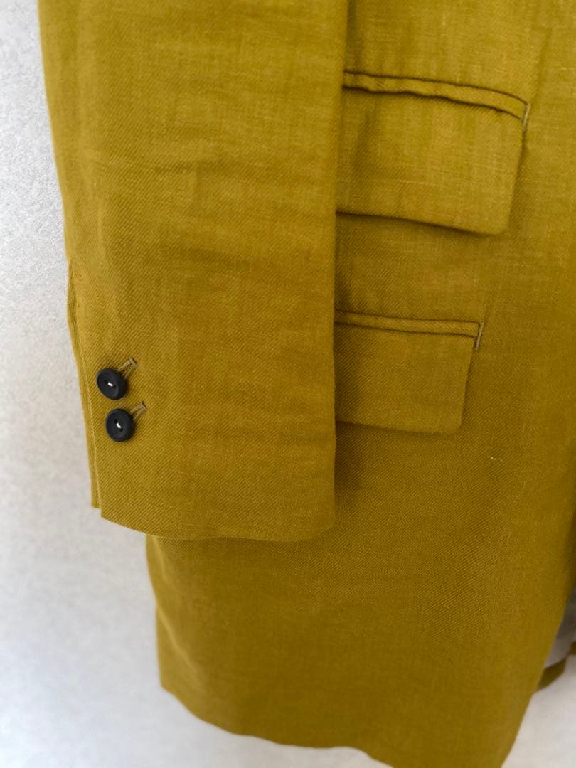 スズキタカユキ　suzuki takayuki チェスターコート マスタード 1