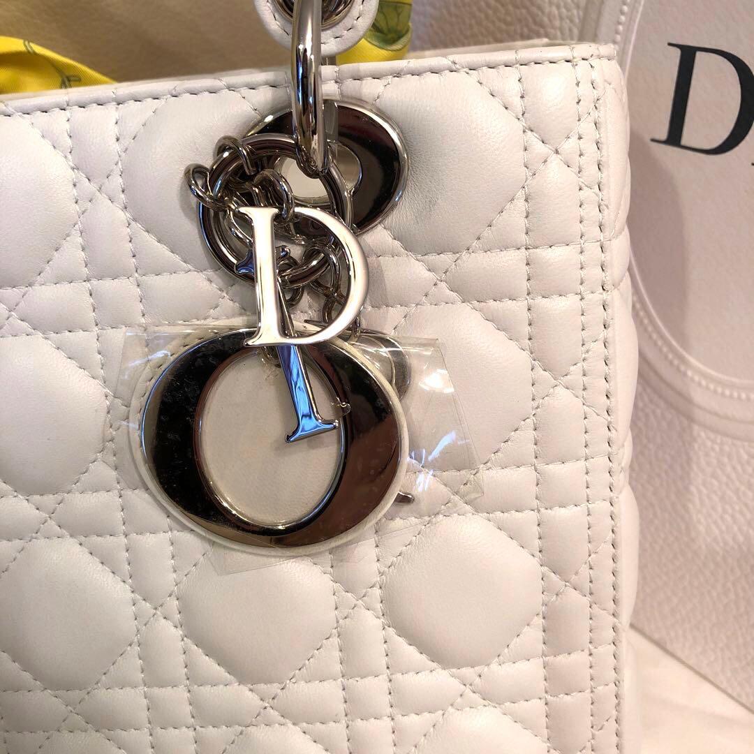 ★レディーDior★カナージュ ラムスキン★medium line★