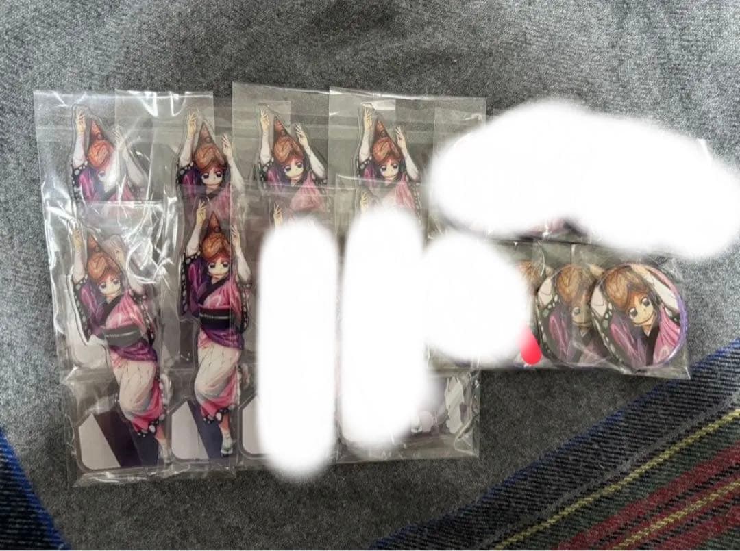 鬼滅の刃 阿波踊り アクスタ 缶バッジ 胡蝶しのぶ セット