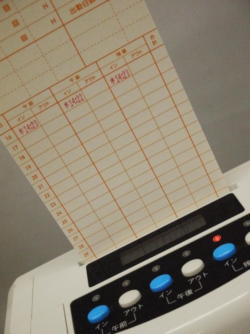 ★TOKAI★タイムレコーダー　TR-001s★