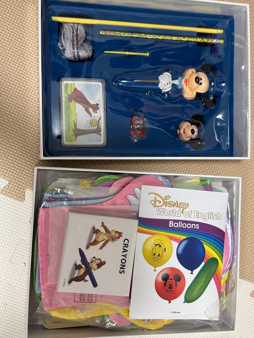 ディズニー英語システム　メインプログラム宝箱・ミッキーライトライトペン