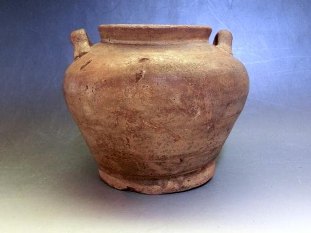 壷■船壷 耳付き古壺 茶壷 花瓶 古玩 唐物 中国 古美術 時代物 骨董品■