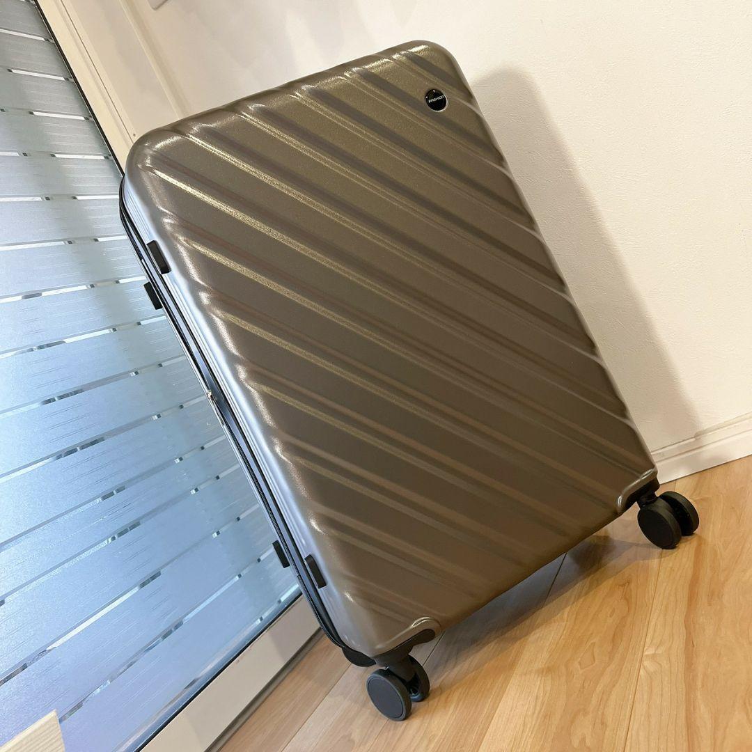 スーツケース XLサイズ 115L キャリーケース 大容量 TSA グレー