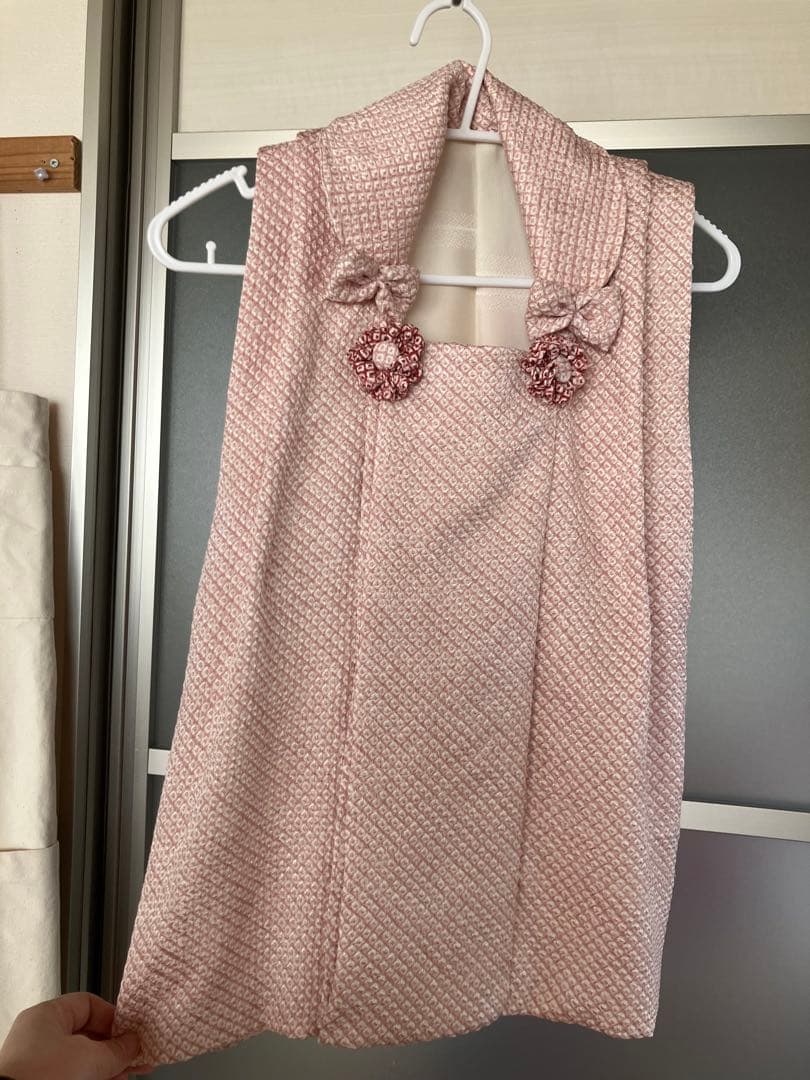 正絹　七五三　三ツ身祝い着　被布