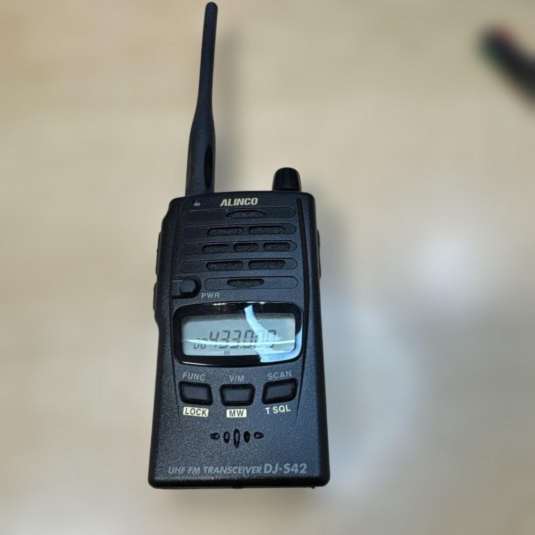 【技適品】ALINCO DJ-S42 無線機 433MHzアマチュア無線機