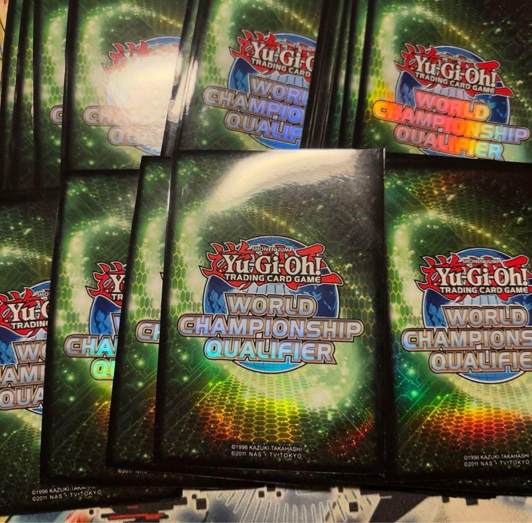 遊戯王　wcqスリーブ2013 グリーン　71枚