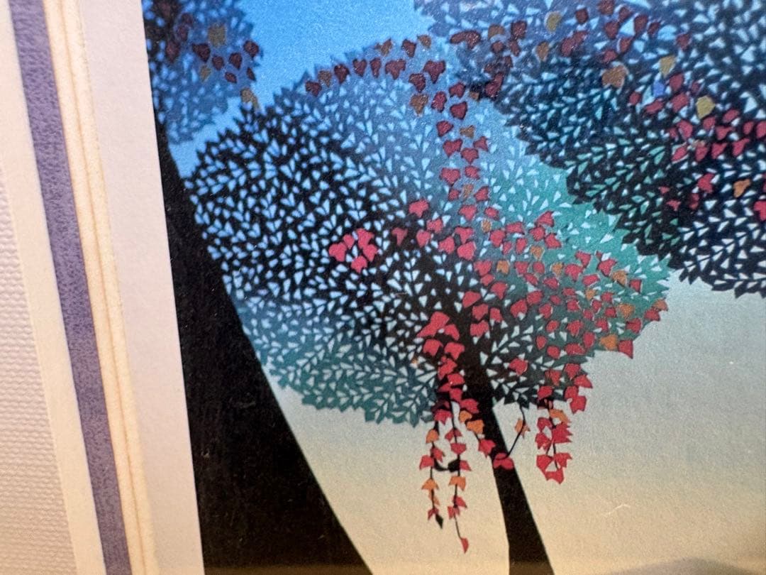 藤城清治 『一輪車のこびと』 359/500 版画