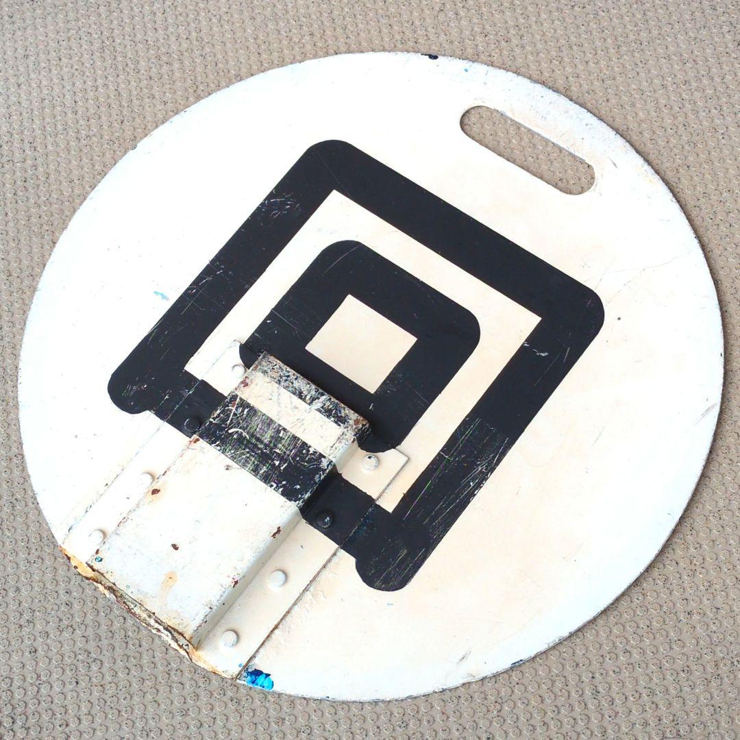 鉄道プレート(京阪電車)京阪運行標識板 臨／回 行先板サボ(当時物)