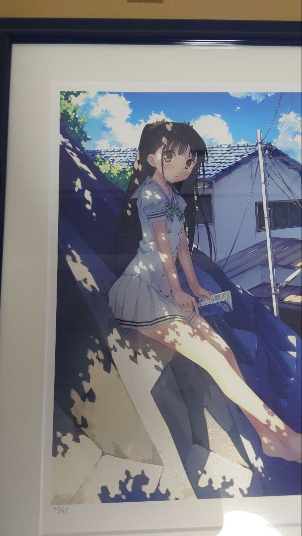 【美品】カントク　版画　渚　アールビバン 　アールジュネス　33/35