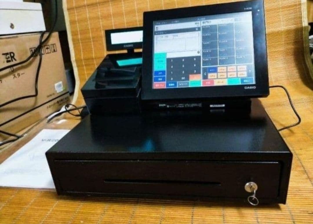 カシオレジスター　V-R200　タッチ操作　設定無料Android　900222