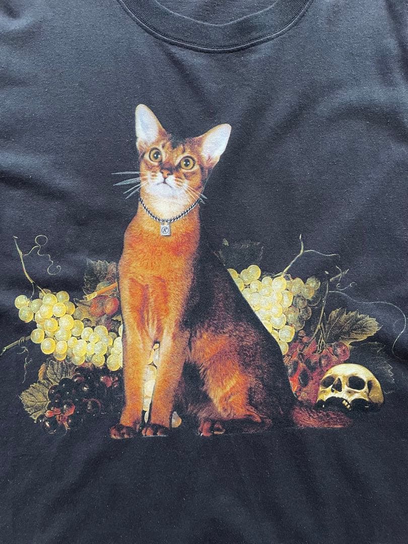 【傑作】undercover アンダーカバー ドクロ猫 Tシャツ2 グレー
