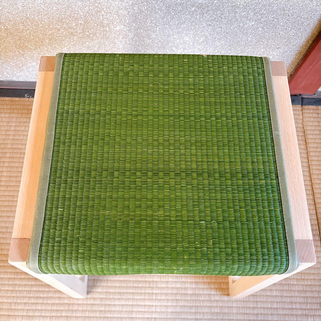 ADAL 双葉スツール／高さ45cm／和モダンインテリア