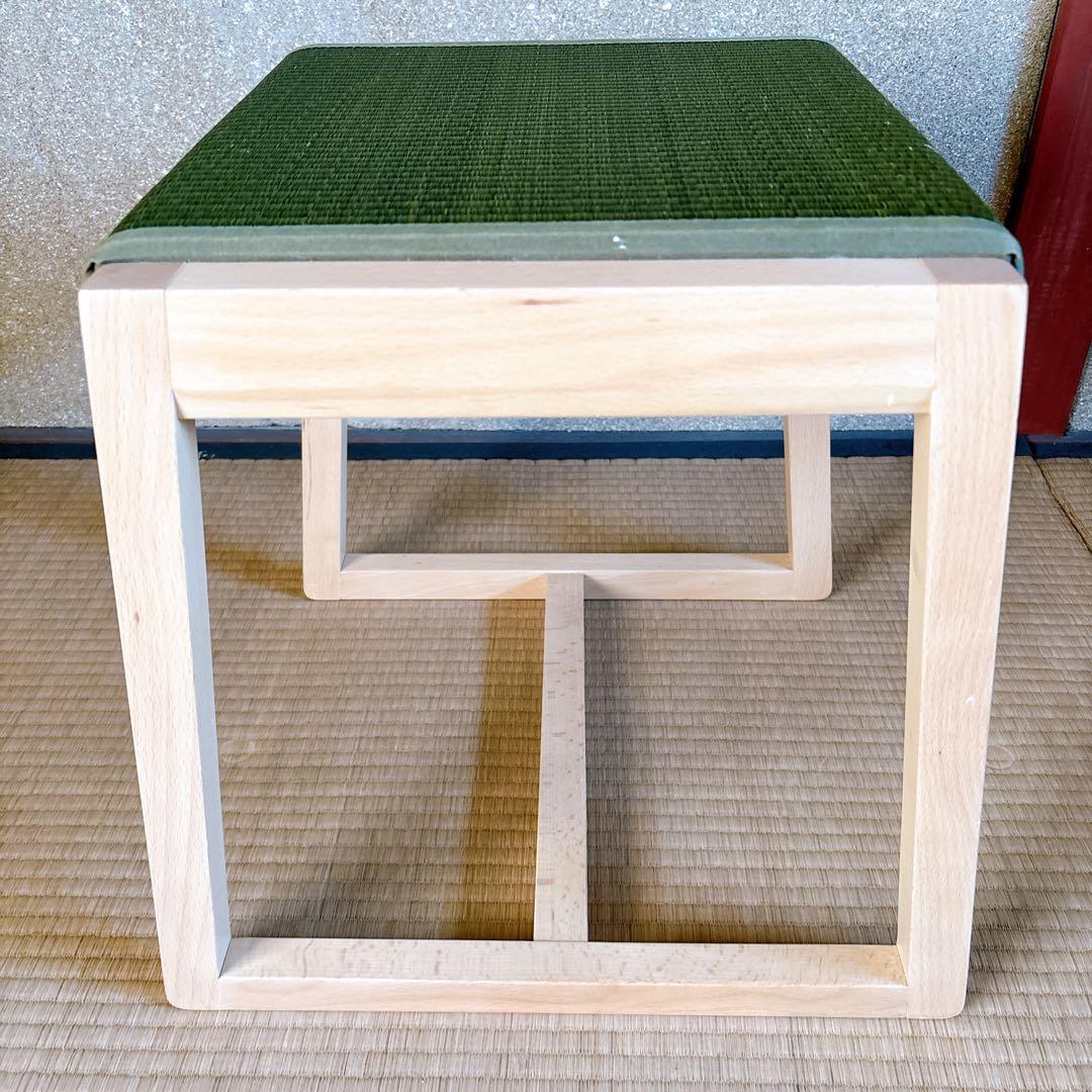 ADAL 双葉スツール／高さ45cm／和モダンインテリア