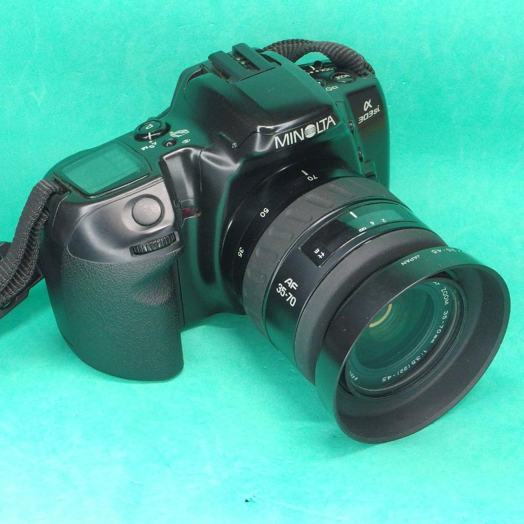 【美品】ミノルタα-３０３ｓｉボディ＋ミノルタＡＦズーム３５-７０ｍｍ【動作品】
