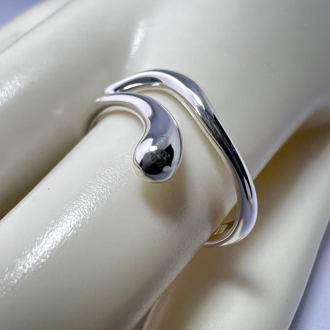 ティファニー　ティアドロップリング　11号 シルバー925