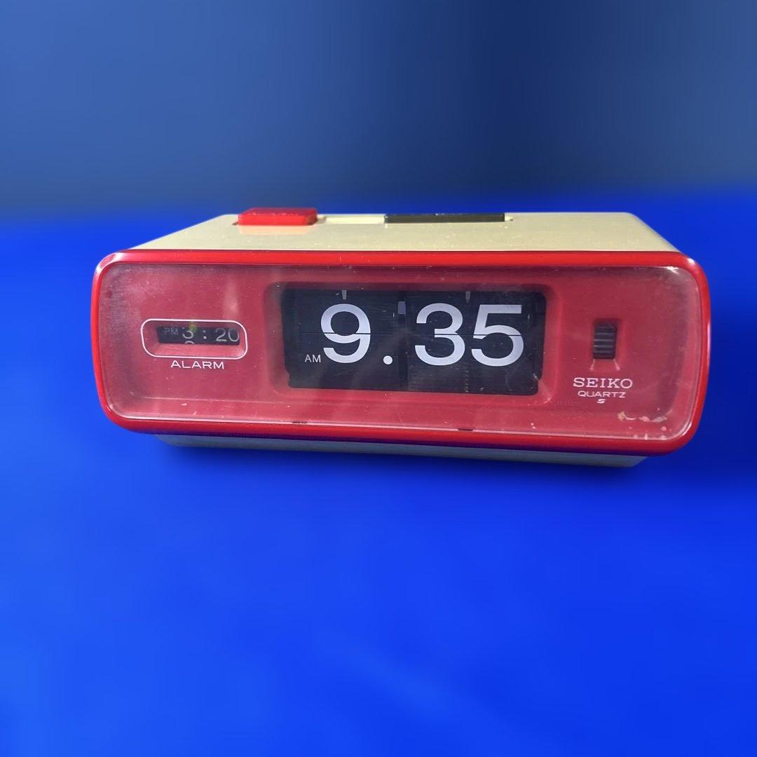 【昭和レトロ】SEIKO パタパタ時計 QN423R