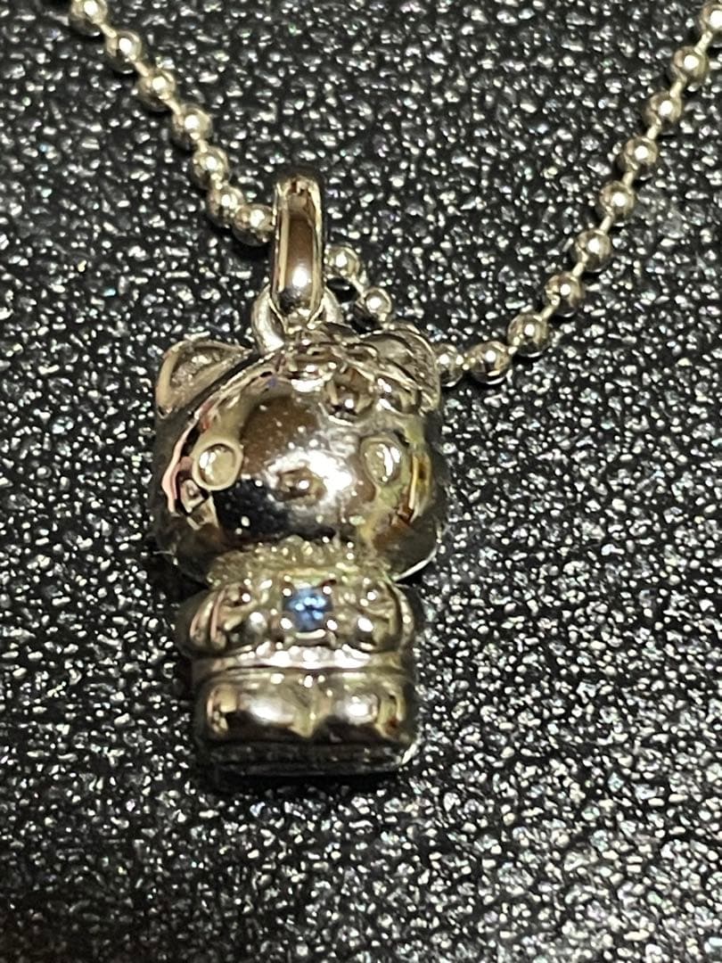 ペット用　Hello Kitty 30year限定ネックレス　サファイア&ルビー