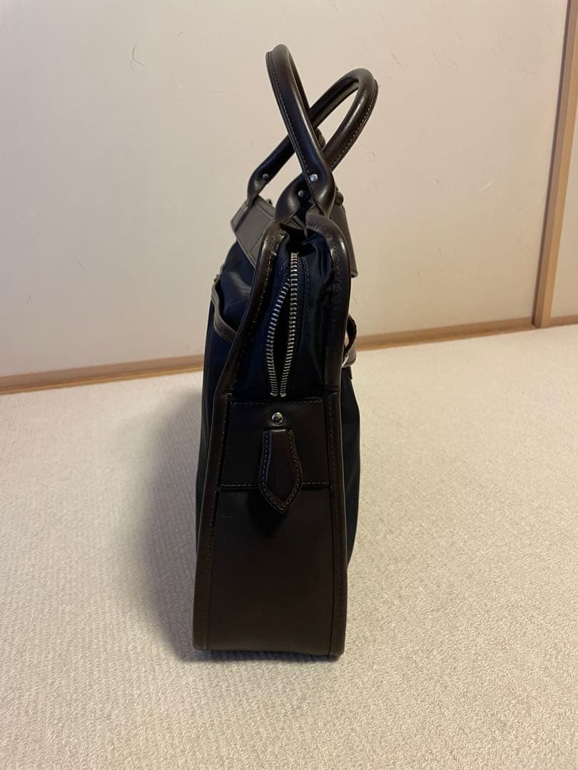 Felisi フェリージ8637/2 ビジネスバッグ ネイビー×ダークブラウン