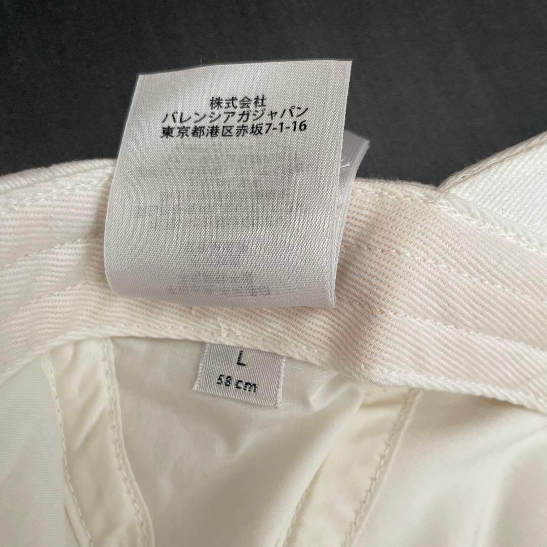 BALENCIAGA バレンシアガ キャップ ホワイト キッズL 正規品