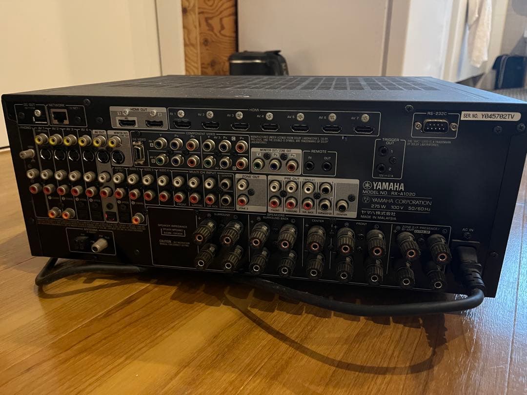 Yamaha RX-A1020 AVアンプ ブラック 7.1ch