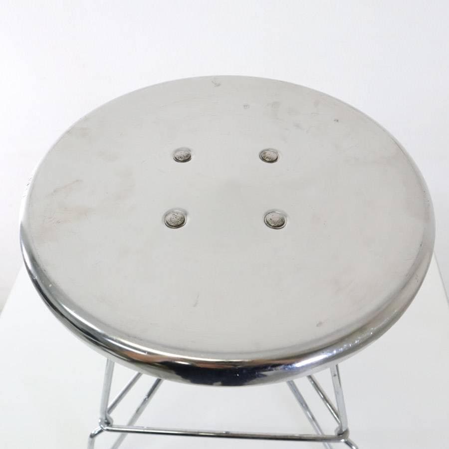 ダルトン クリッパー2 昇降式スツール クローム 100-253