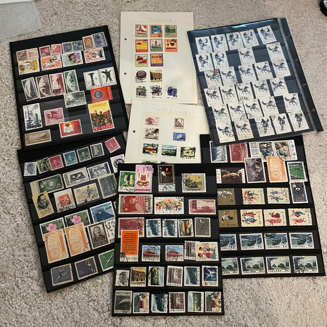 中国切手　使用済み　色々まとめ売り