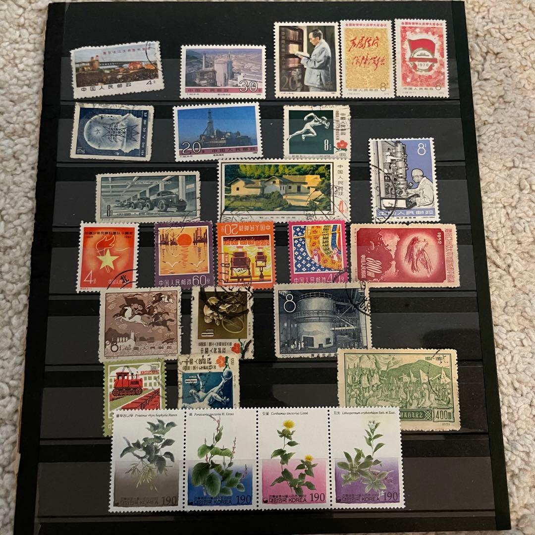 中国切手　使用済み　色々まとめ売り