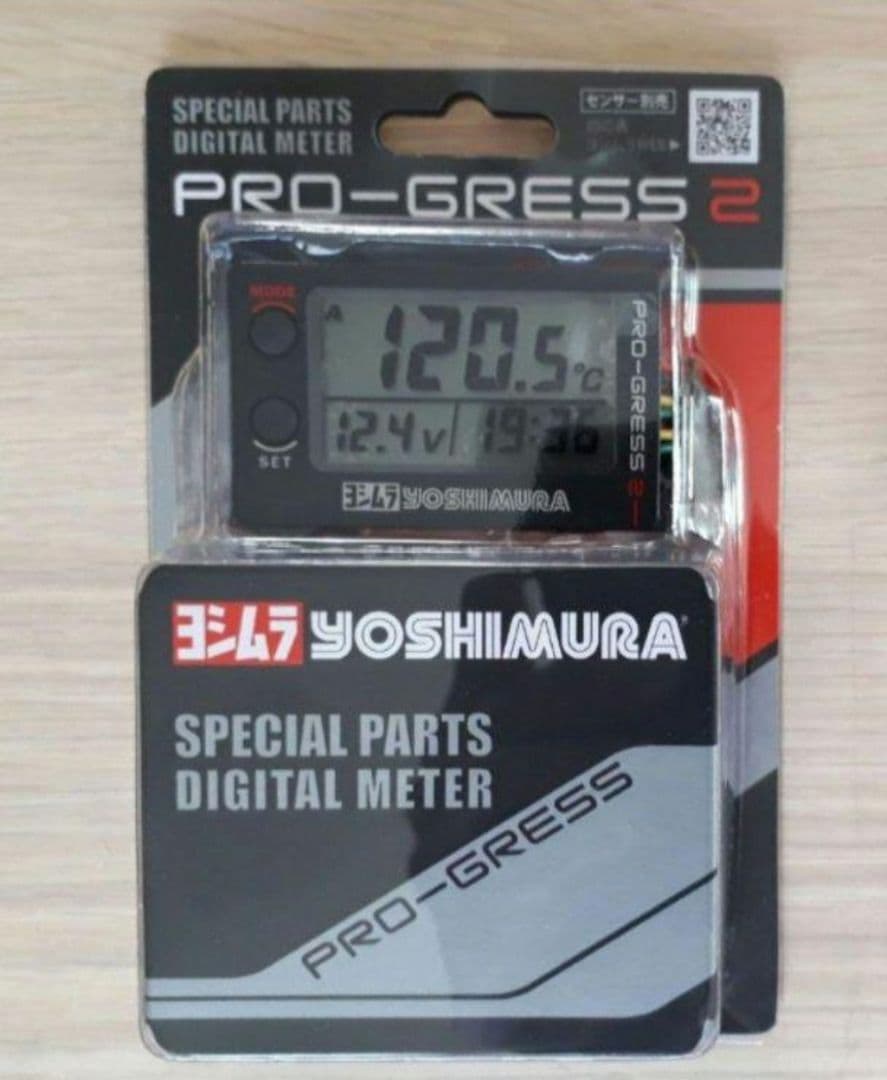 4点　ヨシムラ油温計　PRO-GRESS2 マルチテンプメーター 油温センサー