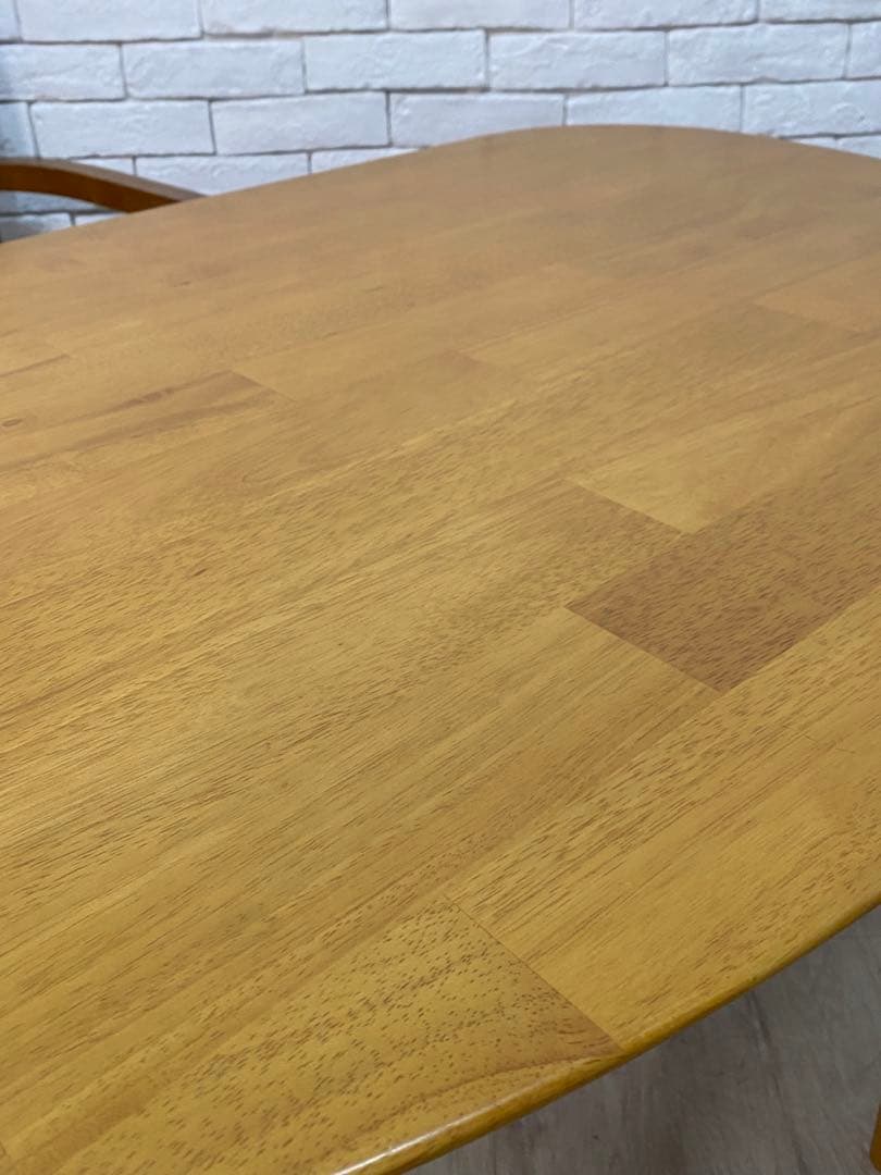 【東京都内23区配送無料】定価8万円　ベルメゾン　半円　ダイニング　テーブル