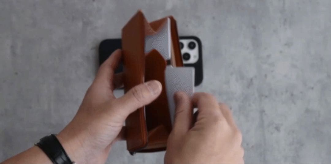 Makuake財布歴代1位※！収納しても最薄を目指す！「il modo Air」