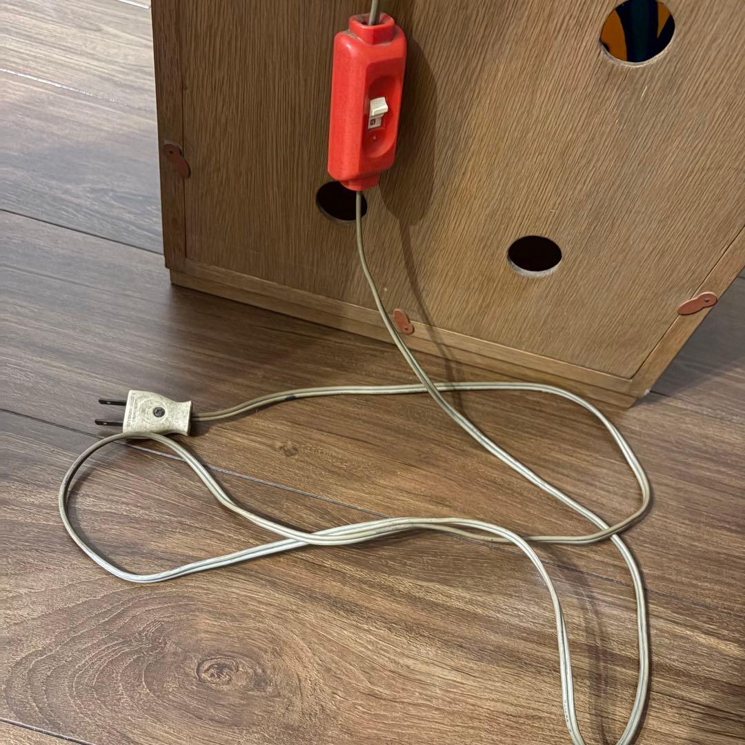 アンティーク ヴィンテージ レトロ box型 ステンドグラス ライト 照明