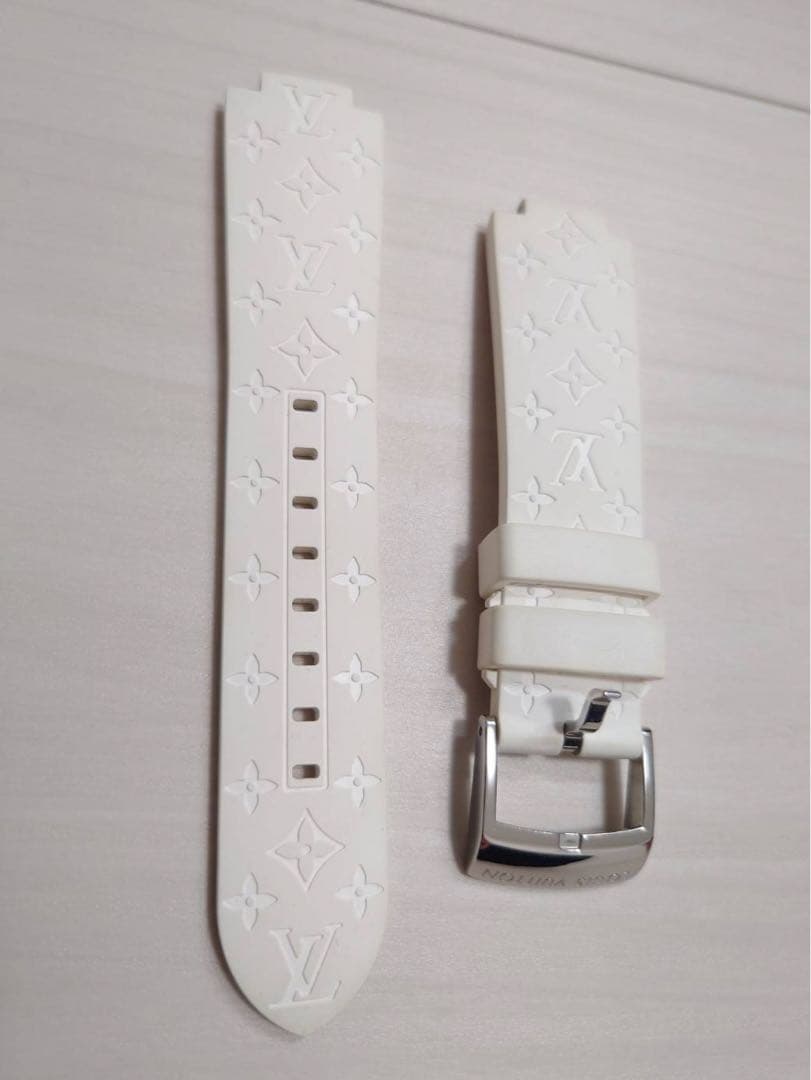 Louis Vuitton タンブール用ラバーベルト 白
