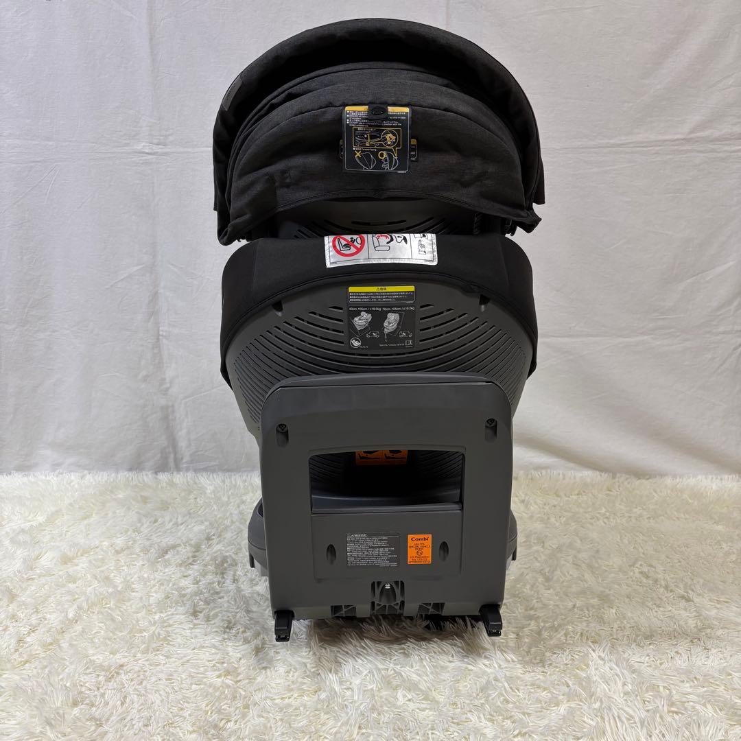 美品　Combi コンビ THE S ISOFIX エッグショック　ダークグレー