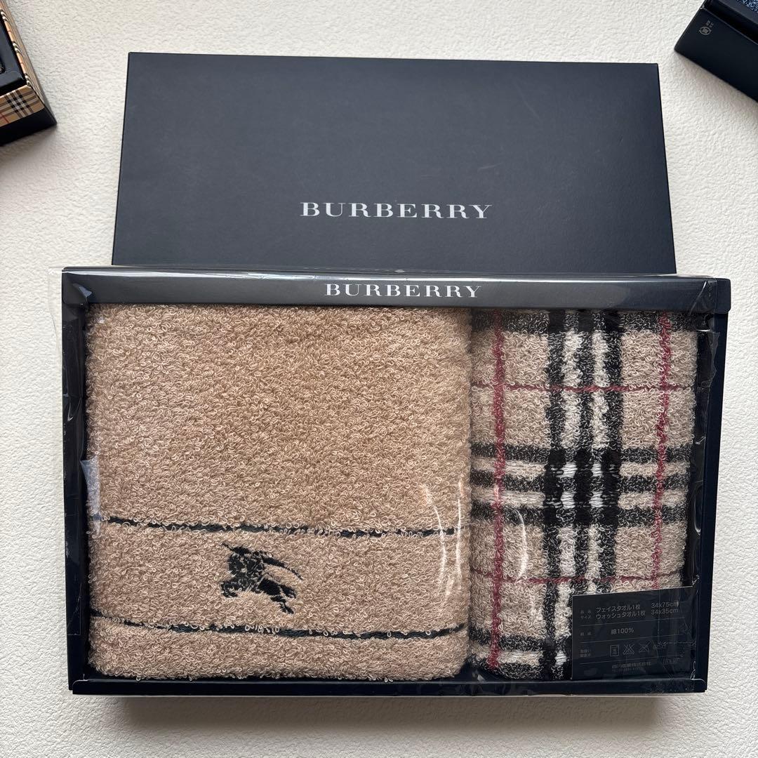 BURBERRY バーバリータオル大量9枚　フェイスタオル　ウォッシュタオル