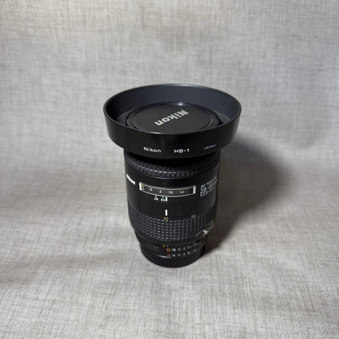 ニコン AF NIKKOR 28-85mm レンズ HB-1付き