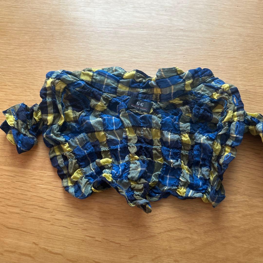 アトリエgg ブルーアイランド　シャツ　サイズ2 AtelierGG