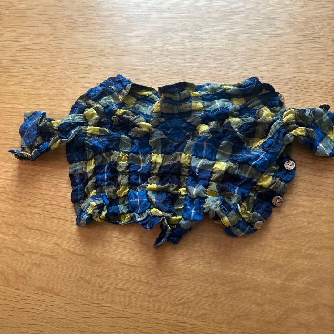 アトリエgg ブルーアイランド　シャツ　サイズ2 AtelierGG